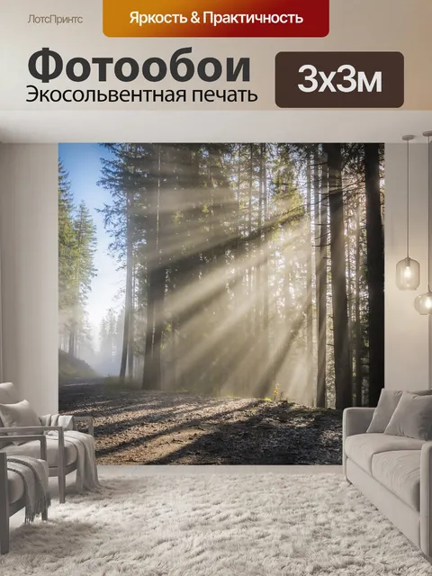 Фотообои Солнечные лучи