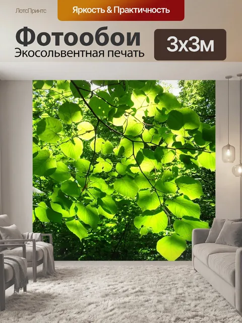 Фотообои Листья