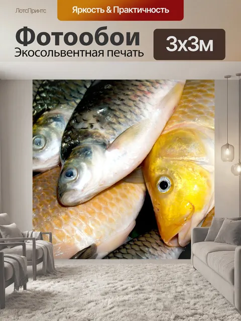 Фотообои Корм для пресноводных рыб
