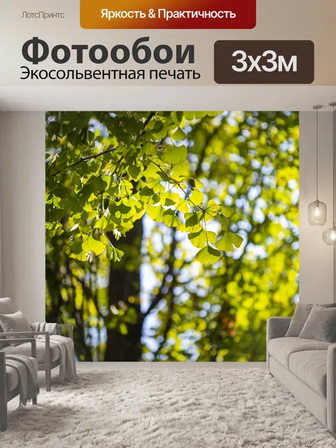 Фотообои Листья