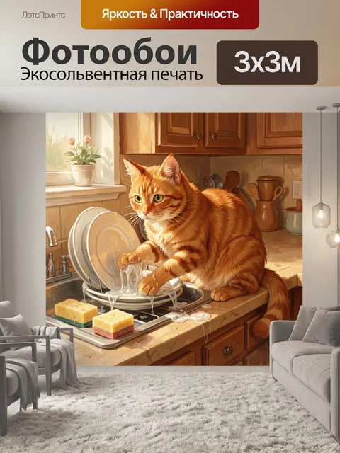 300 × 300 см · Экосольвентная печать