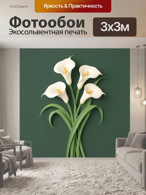 300 × 300 см · Экосольвентная печать