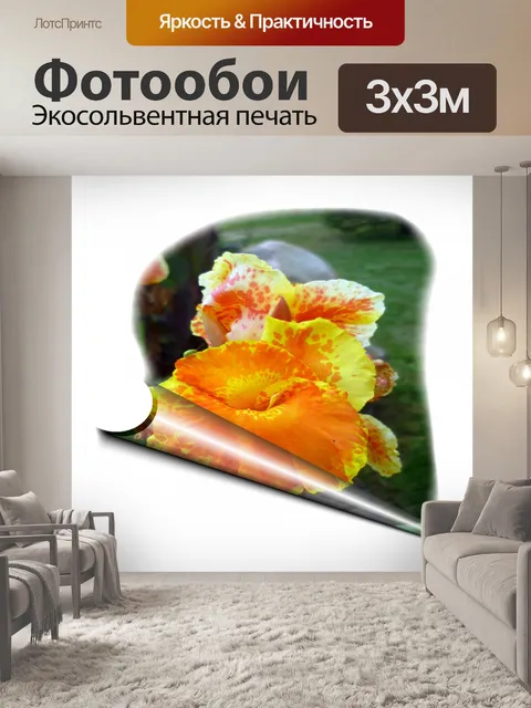 Фотообои Декоративные цветочные бумаги # 1