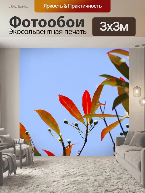 Фотообои Листья