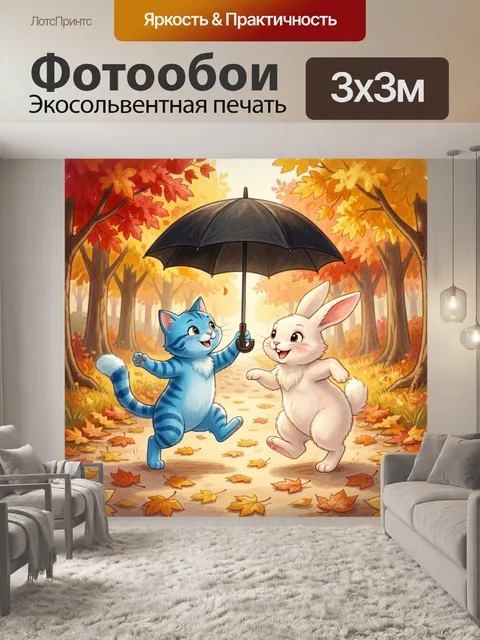 300 × 300 см · Экосольвентная печать