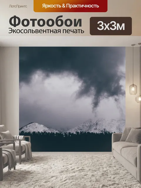 Фотообои Снег