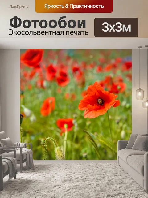 Фотообои Маки