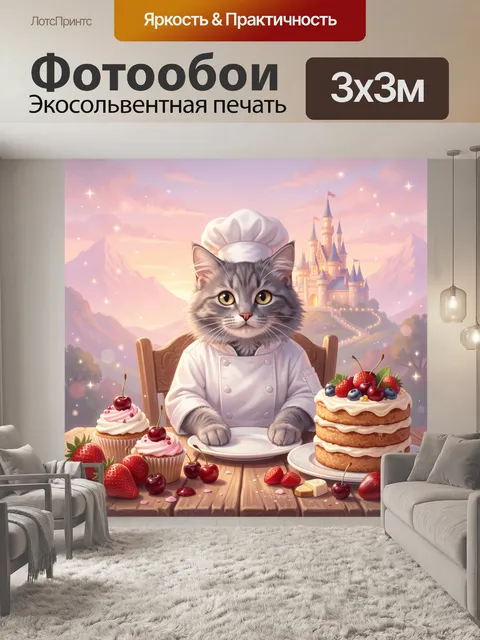 300 × 300 см · Экосольвентная печать