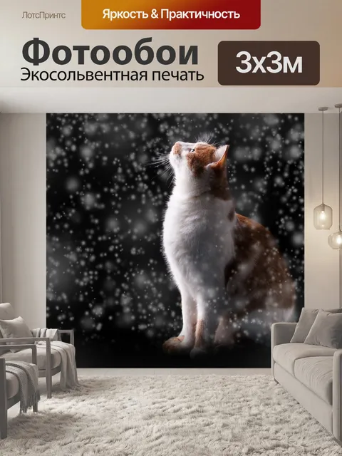 Фотообои Снег