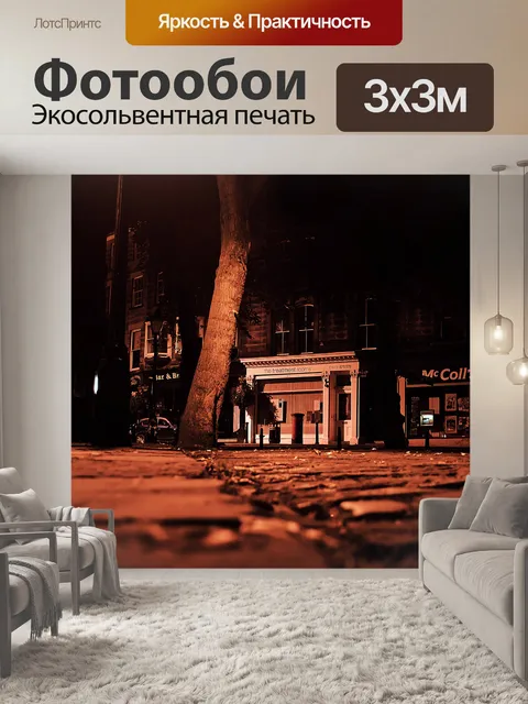 Фотообои спящий город