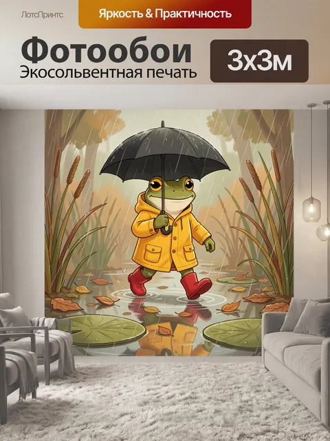 300 × 300 см · Экосольвентная печать