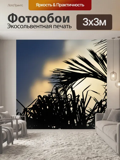 Фотообои капризный небо за ладони