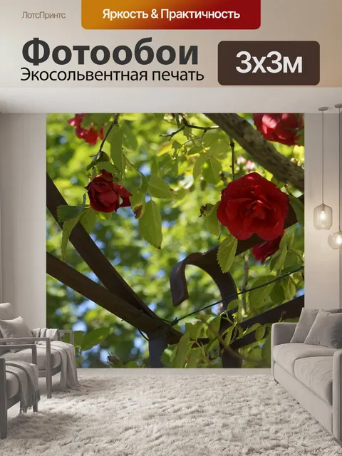 Фотообои Розовый