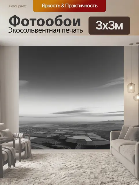 Фотообои пейзаж с небом фото чернобелый