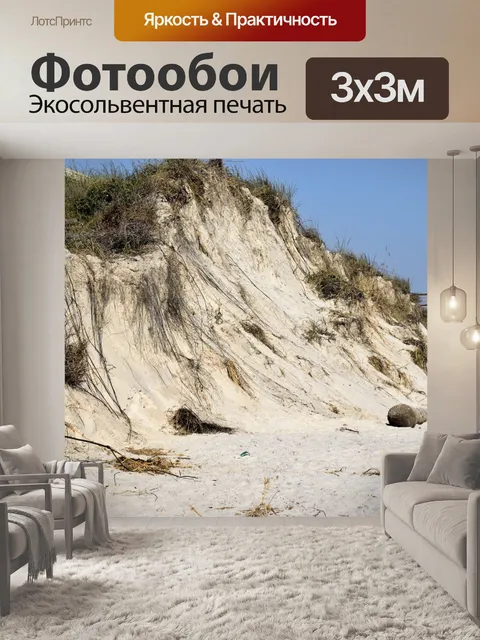 Фотообои Пляж Эрозия побережья Флориды