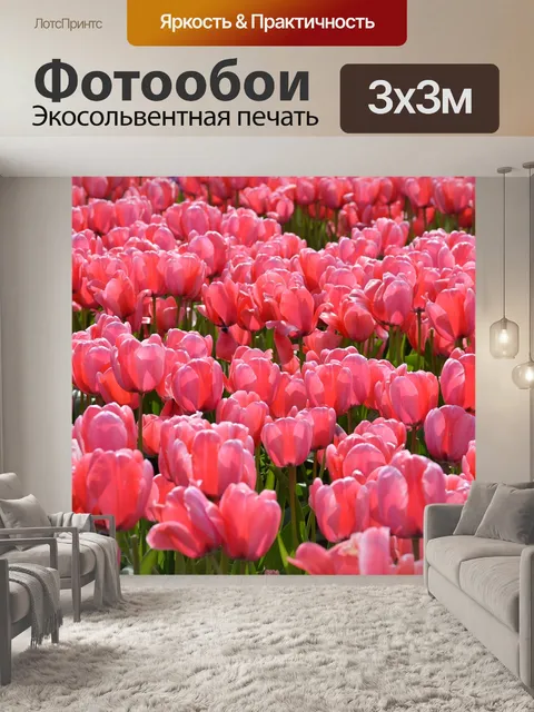Фотообои Розовый