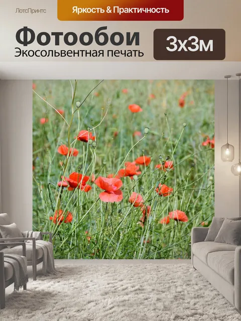 Фотообои Маки