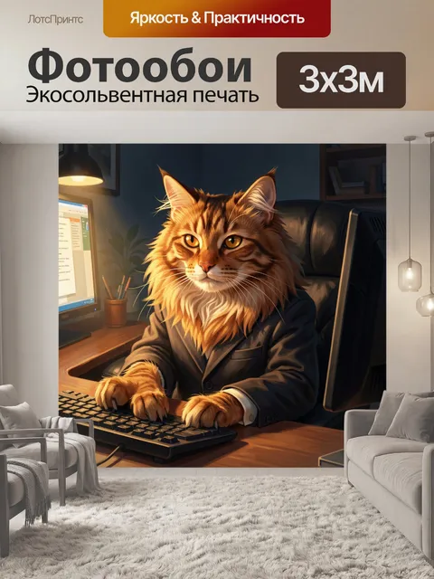 300 × 300 см · Экосольвентная печать