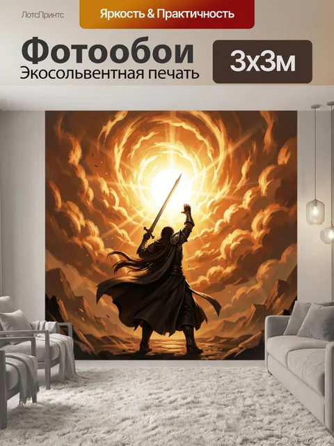 300 × 300 см · Экосольвентная печать