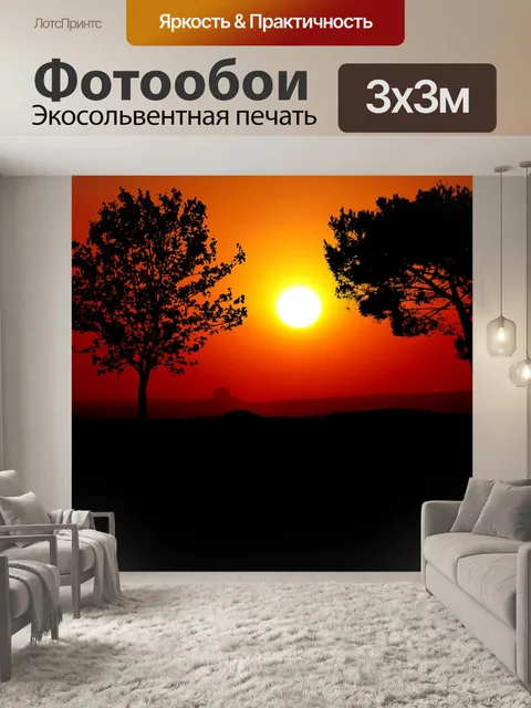 Фотообои Заход солнца
