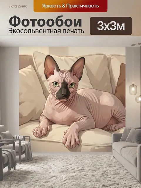 300 × 300 см · Экосольвентная печать