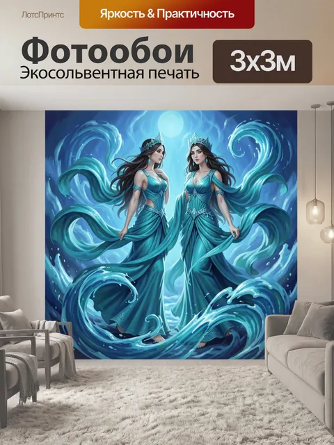 300 × 300 см · Экосольвентная печать