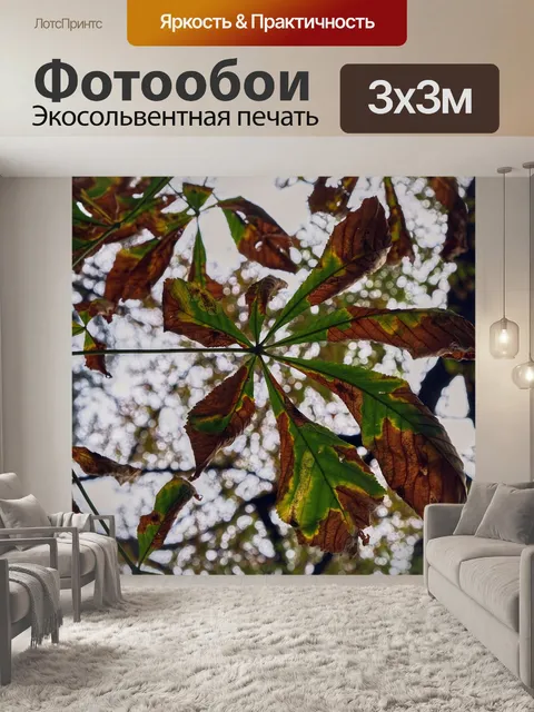 Фотообои Листья
