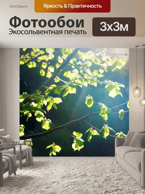 Фотообои Листья