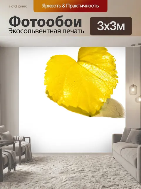 Фотообои Желтые листья