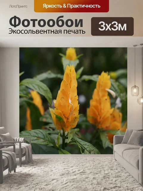 Фотообои Золотая свеча