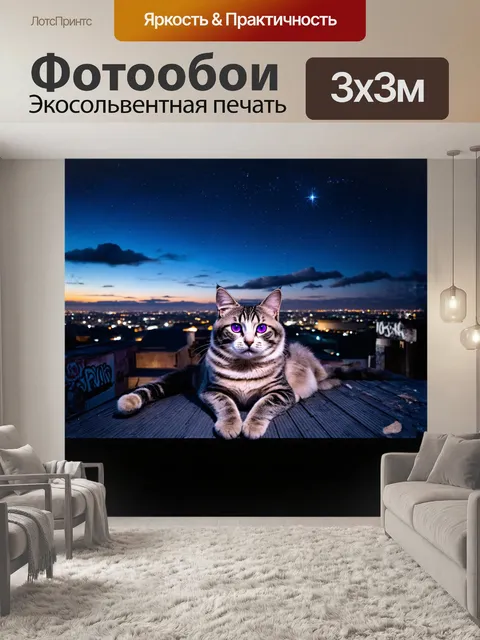 Фотообои на крыше заброшенного дома
