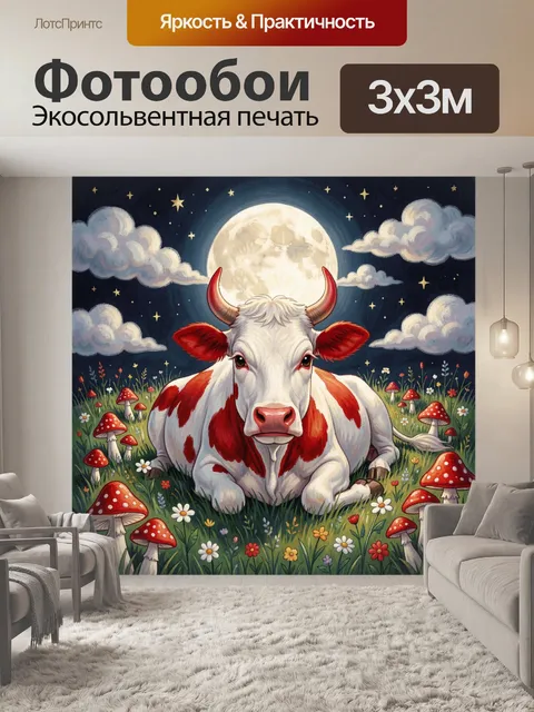 300 × 300 см · Экосольвентная печать