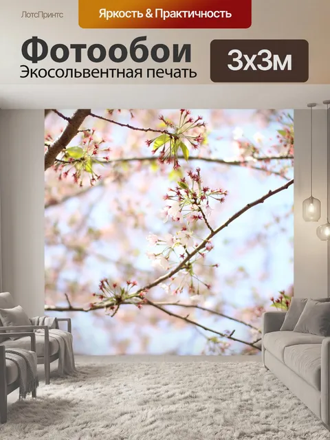 Фотообои Вишни в цвету