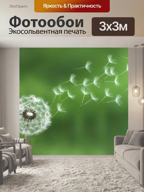 Фотообои Одуванчик
