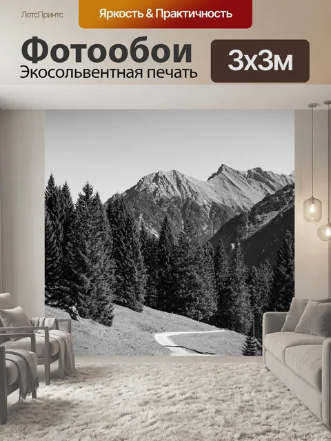 Фотообои Черно-белый
