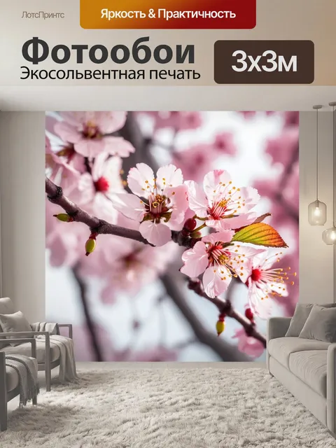 Фотообои сакура, япония, ветка