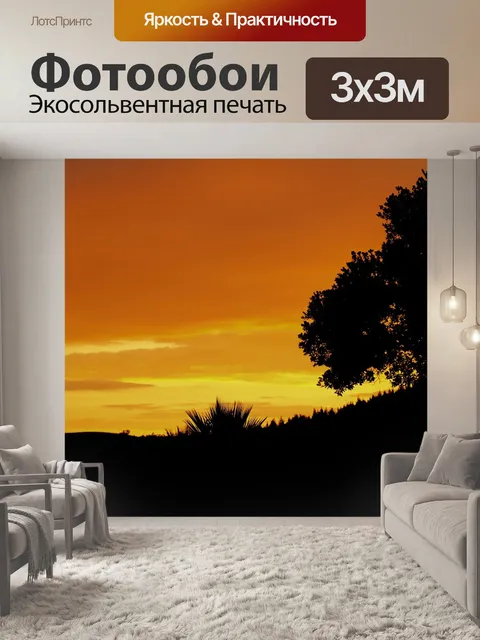 Фотообои Заход солнца