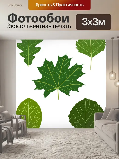 Фотообои Листья