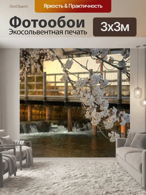 Фотообои Вишни в цвету