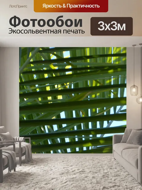 Фотообои Фон из пальмовых листьев