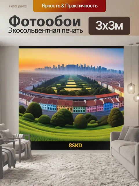 Фотообои с панорамой