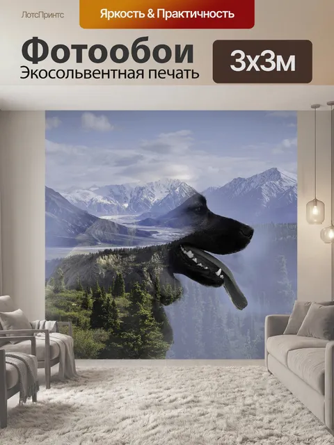 Фотообои Двойная экспозиция