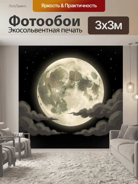 300 × 300 см · Экосольвентная печать