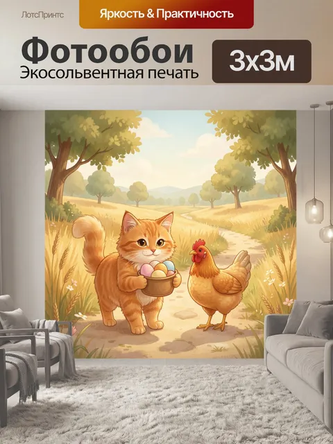 300 × 300 см · Экосольвентная печать