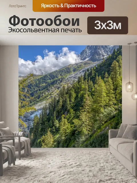 Фотообои Эгюий-дю-Миди, Монблан