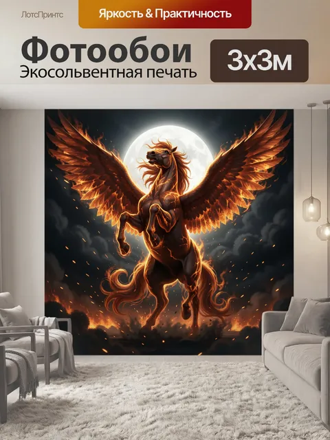 300 × 300 см · Экосольвентная печать