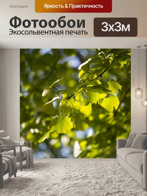 Фотообои Листья