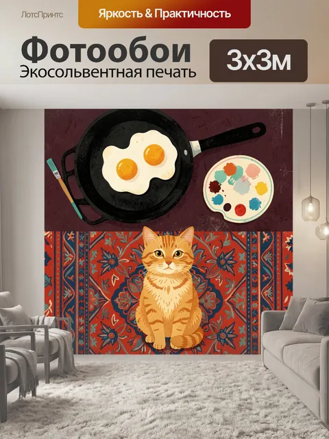 300 × 300 см · Экосольвентная печать