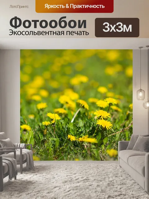 Фотообои Одуванчики