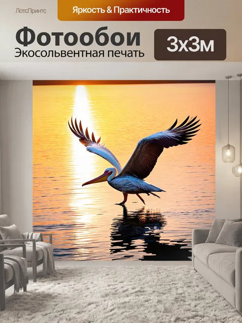 Фотообои изображение пеликана